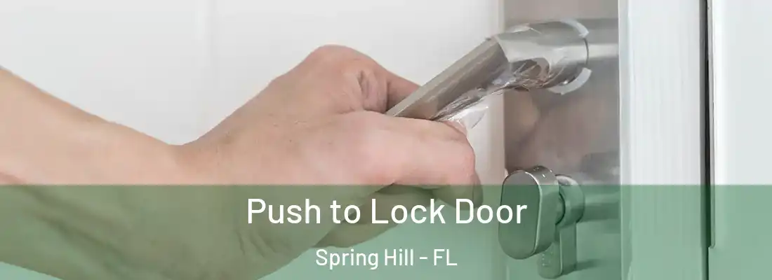 Push to Lock Door Spring Hill - FL
