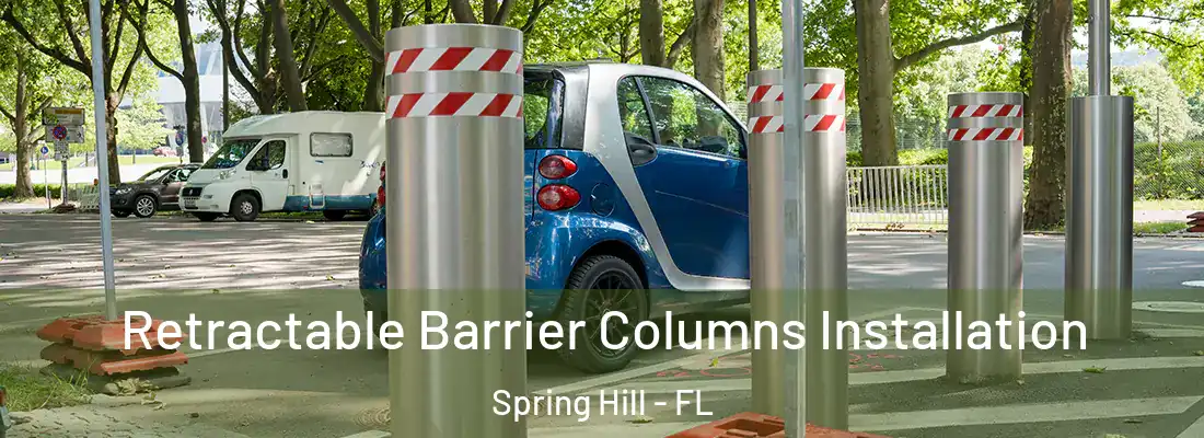 Retractable Barrier Columns Installation Spring Hill - FL